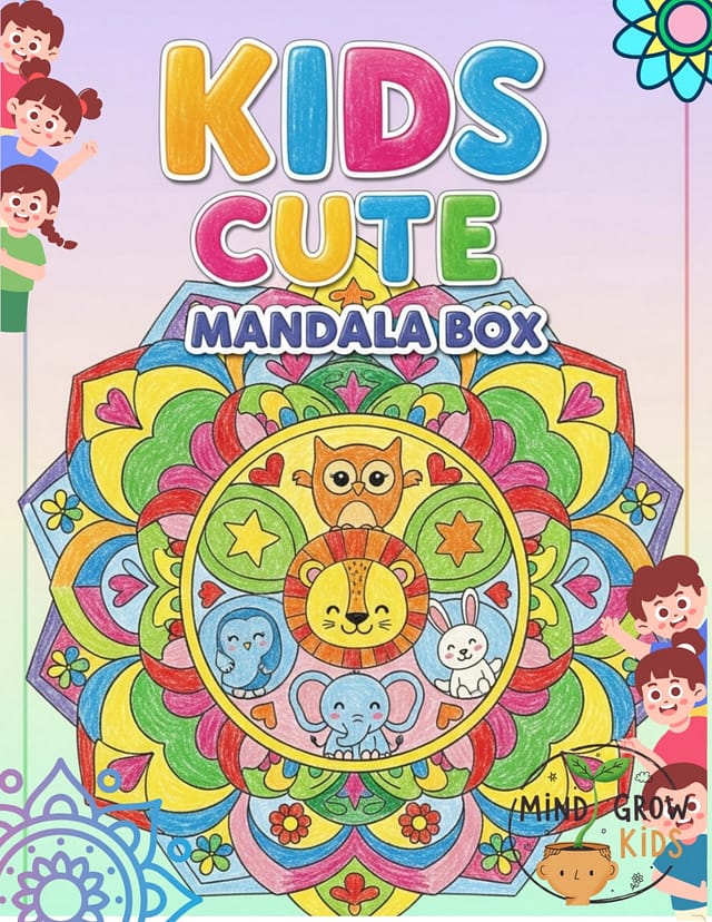 Kids cute mandala box