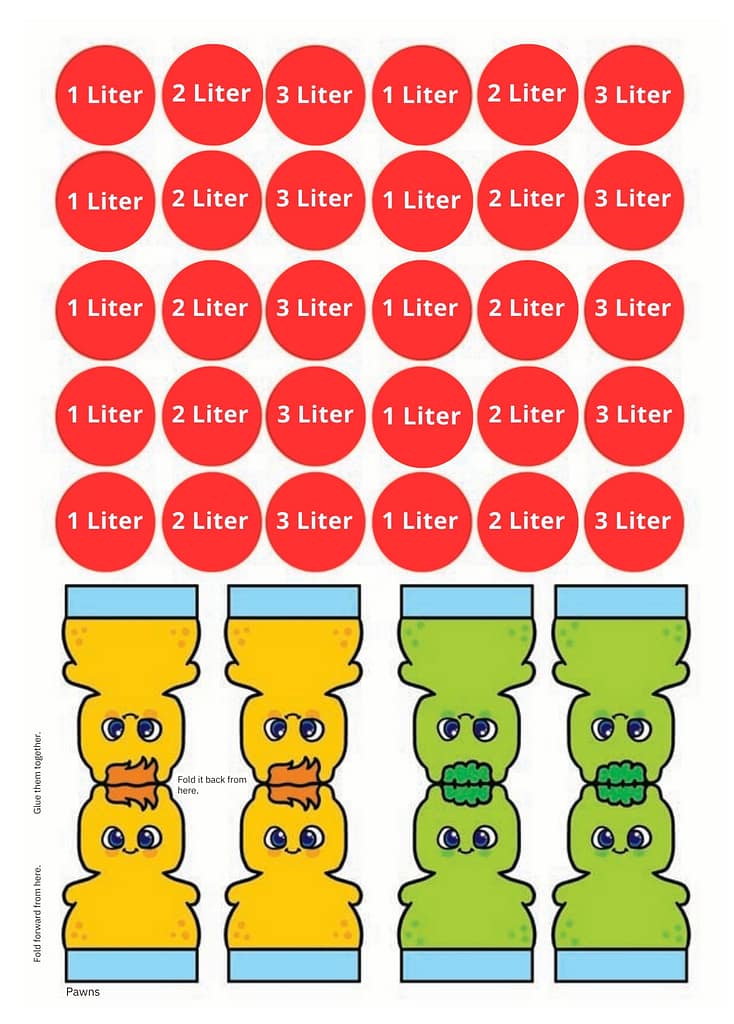 kids wather game card