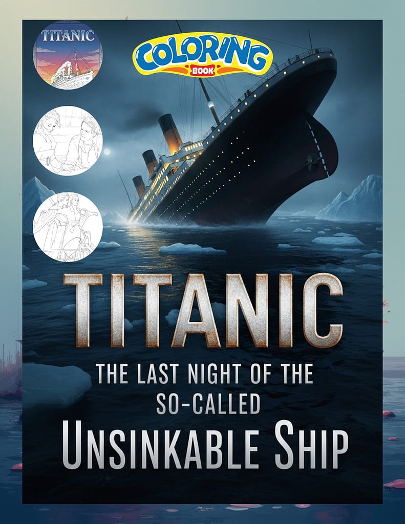 Titanic coloring Book