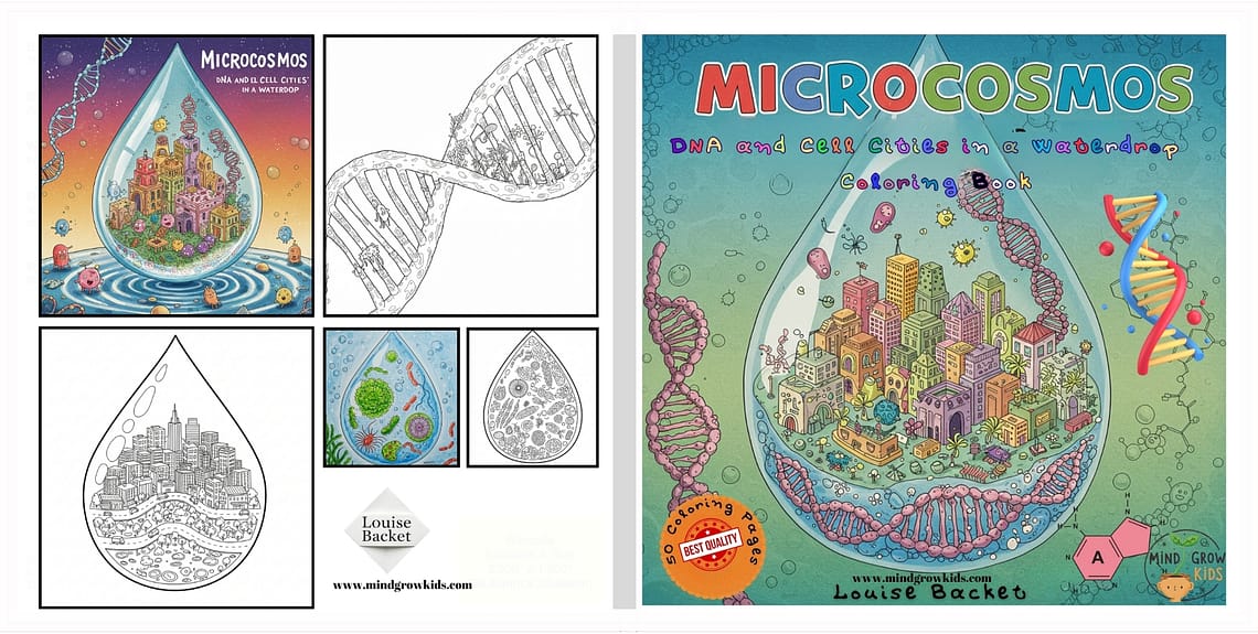 Microcosmos coloring page