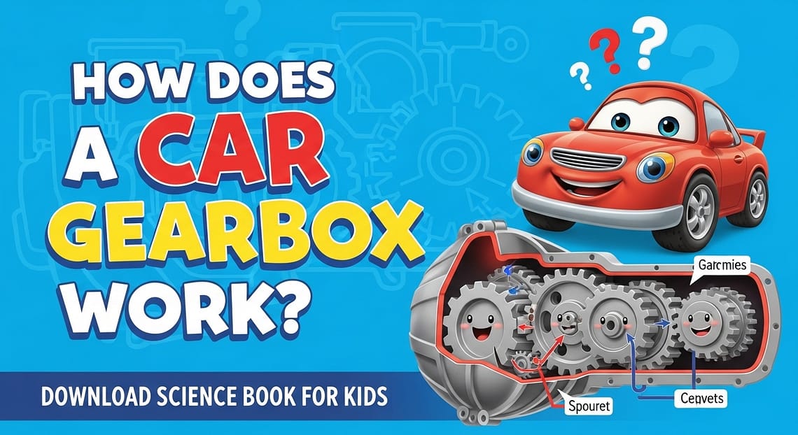 Download Science Book for Kids How does a car gearbox work