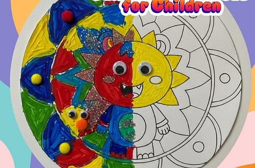 The Art of Calmness and Focus for Children: Mandala Coloring Book