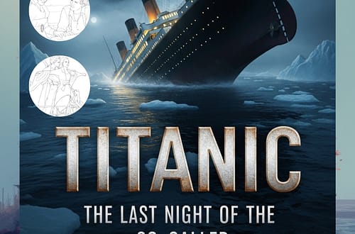 Titanic coloring Book