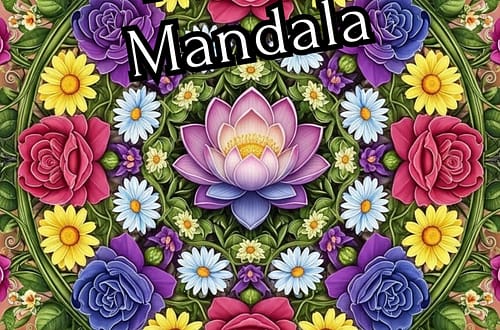 Mandala flower, free
