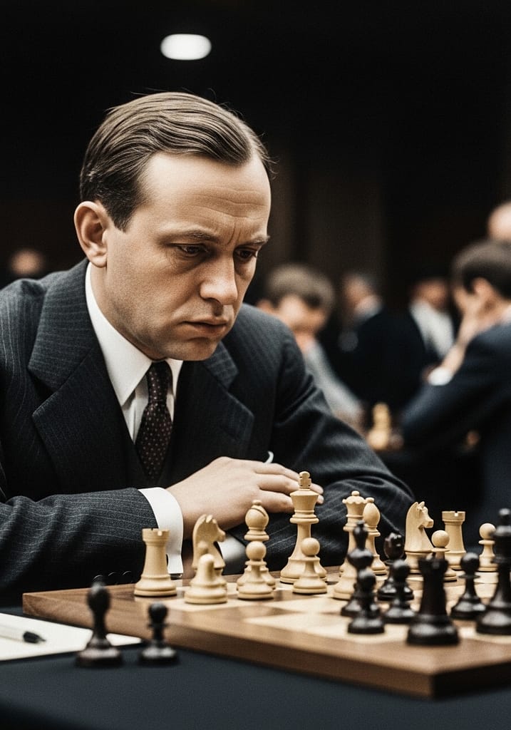 Let’s get to know a World Champion, Aleksandr Alekhin. Master Chess Player