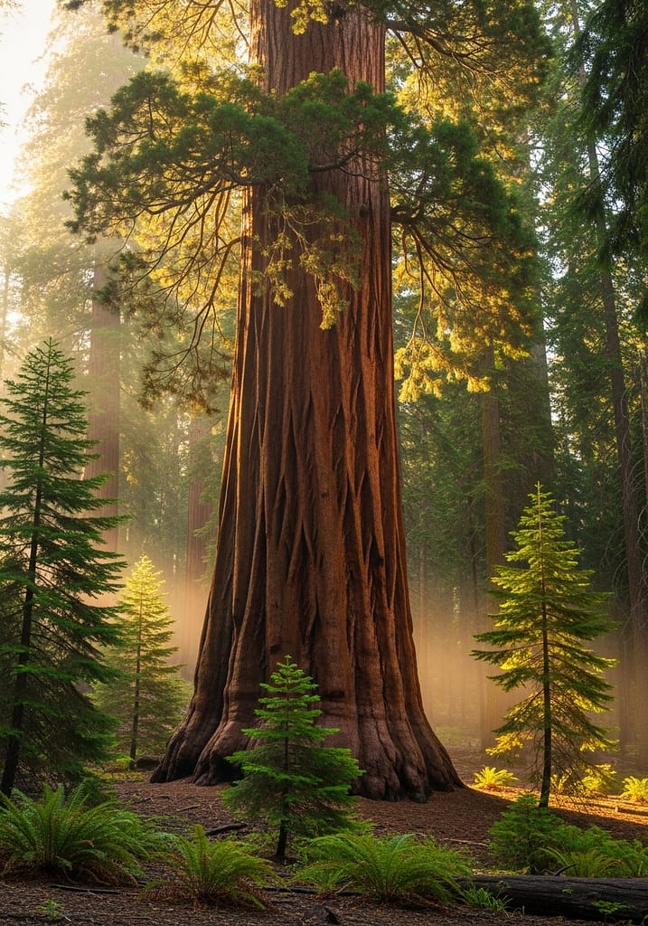 Giant sequoia trees have been added to the list of species that should be protected by the World Conservation Union.