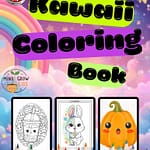 New style kawaii coloring book. Free download