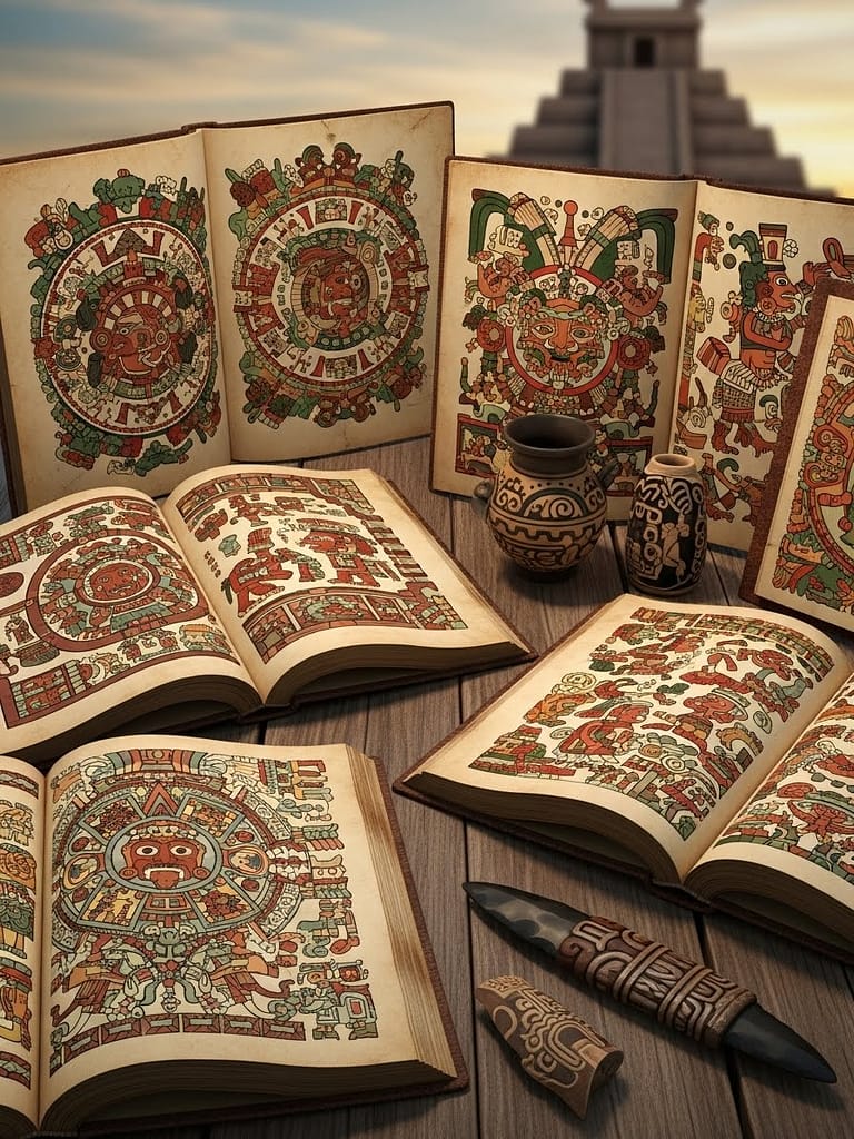 There are also books called "codex" that have survived from the Aztecs to this day.