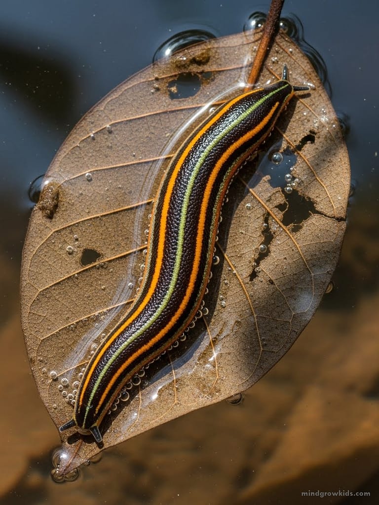 The Amazon leech drinks four times its own weight in blood.