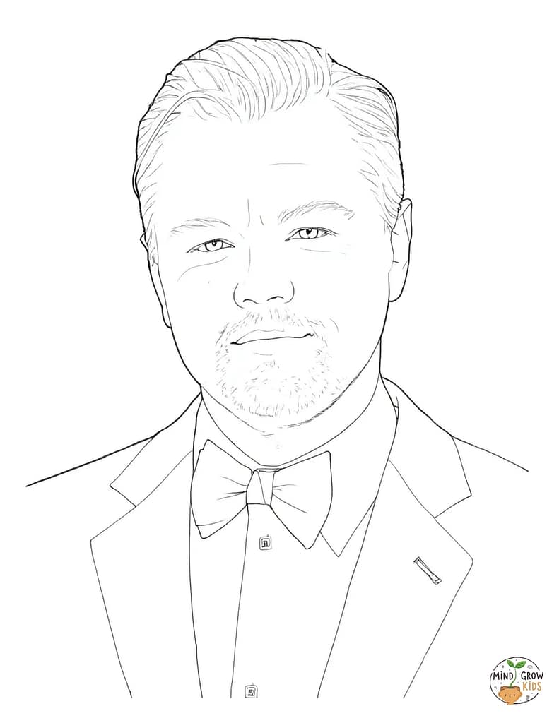Titanic story: Leonardo DiCaprio's coloring book