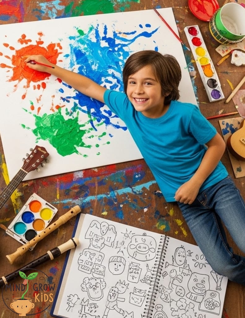 Right Brain: Responsible for imagination, colors, images, emotions, and activities like drawing. It is the heart of creativity.
