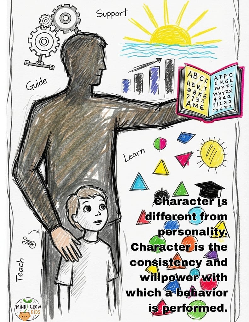 The father represents “power” in the child's world.