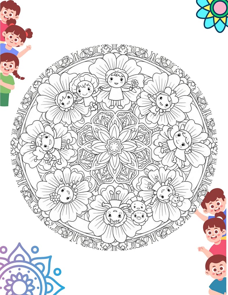 Kids Cute Mandala Box