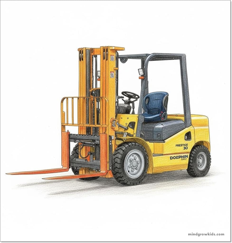 A forklift operator is an individual who drives a vehicle known as a forklift. The vehicle is a motorized arm. 