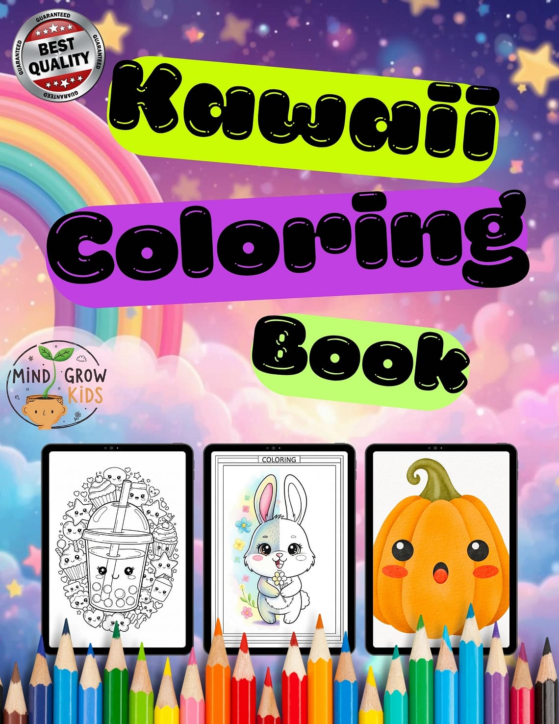 New style kawaii coloring book. Free download