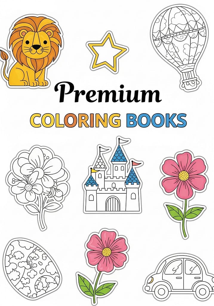 Premium Coloring Books