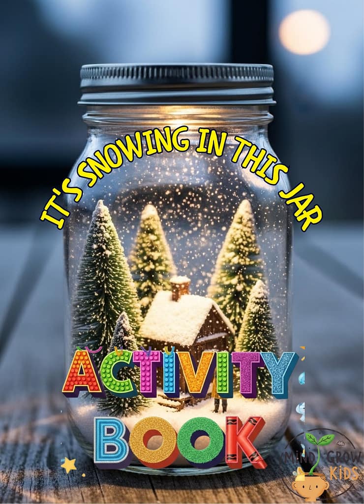 It’s snowıng ın thıs jar. Kids Education Card