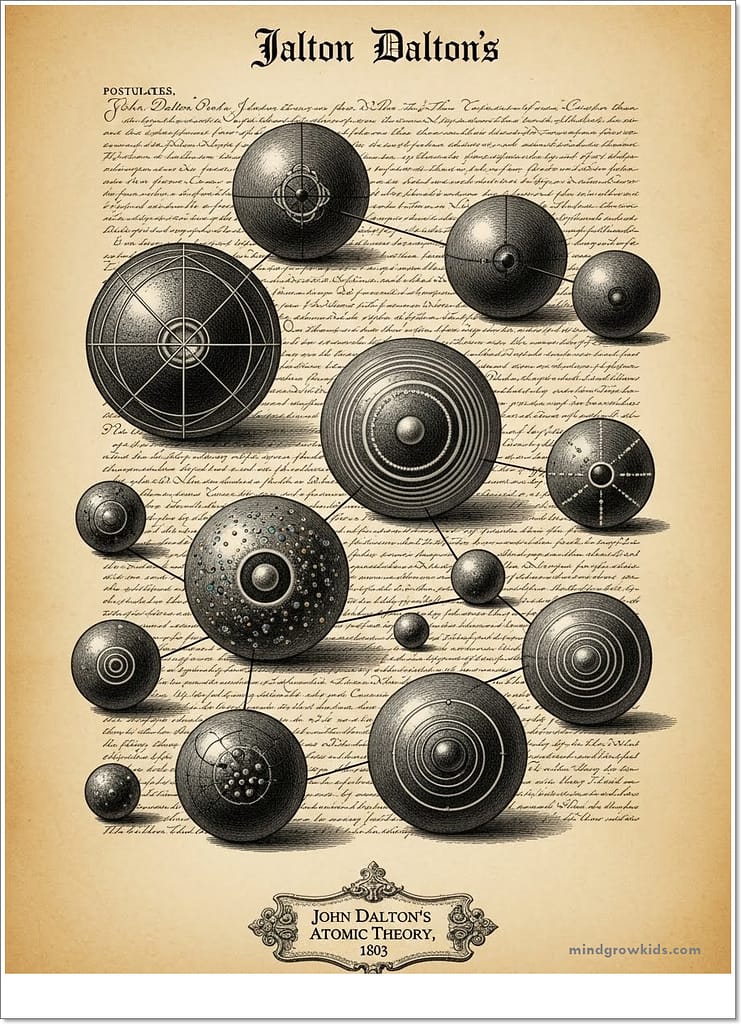 The first person to scientifically study the atom and its structure was the English chemist John Dalton.