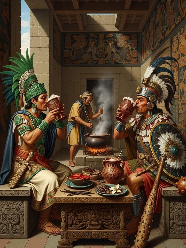 Chocolate held an important place in the lives of the Aztecs.