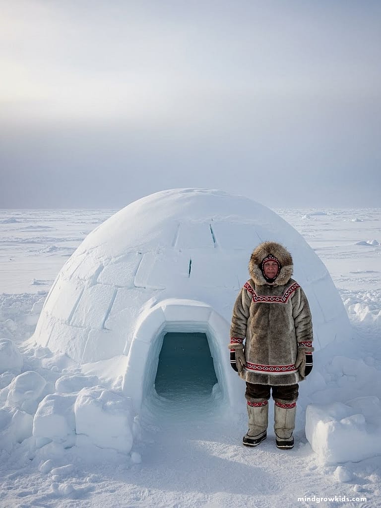 Arctic call their houses igloos