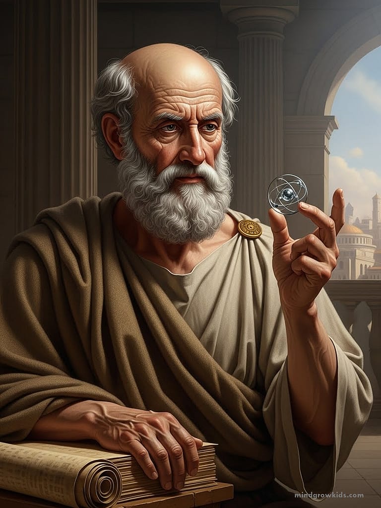 Around 450 BC, Democritus stated that matter could not be divided indefinitely; there must be an end to it.