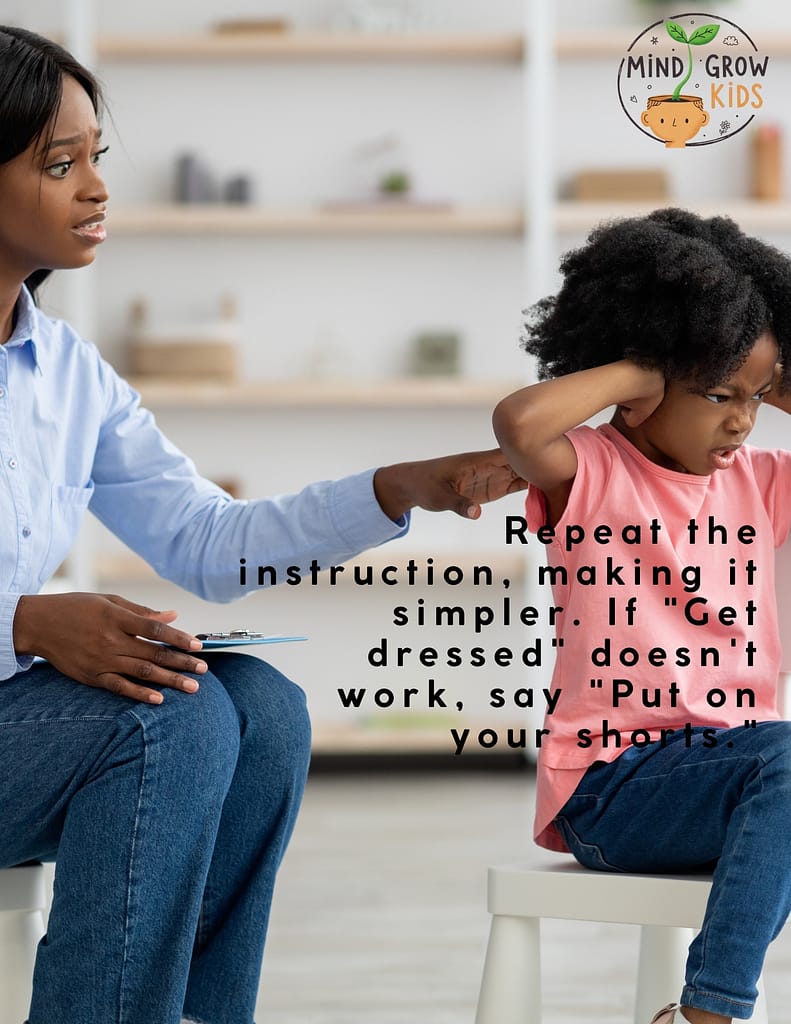 Think of a child's working memory like a small blackboard. 