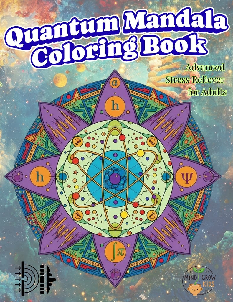 Quantum Mandala Coloring Book