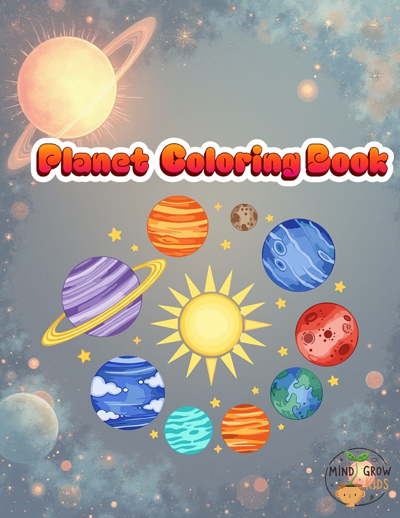 Planet coloring book